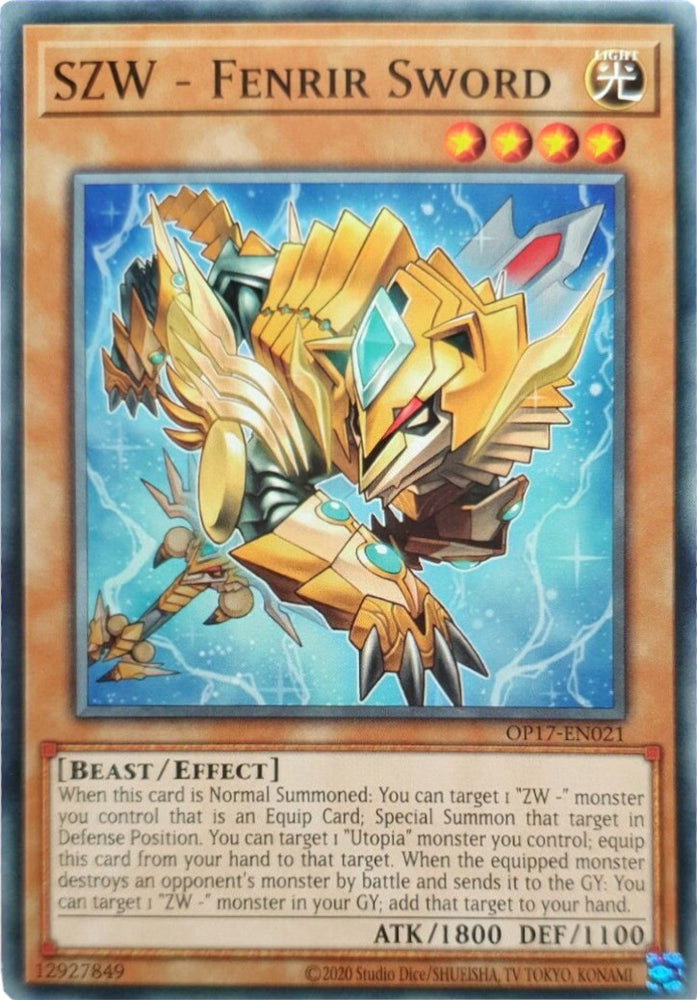 SZW - Fenrir Sword [OP17-EN021] Common 