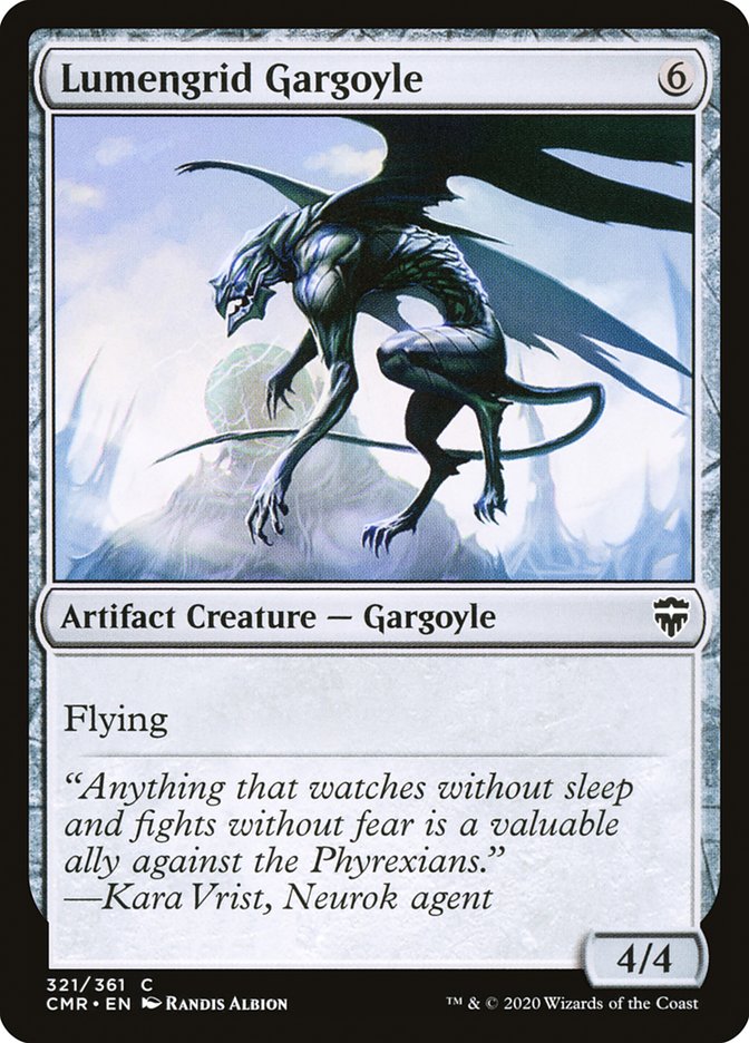 Lumengrid Gargoyle [Commander Legends] 