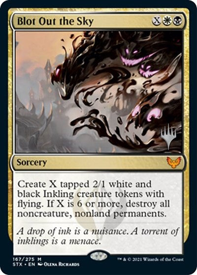 Blot Out the Sky (Promo Pack) [Strixhaven: School of Mages Promos] 
