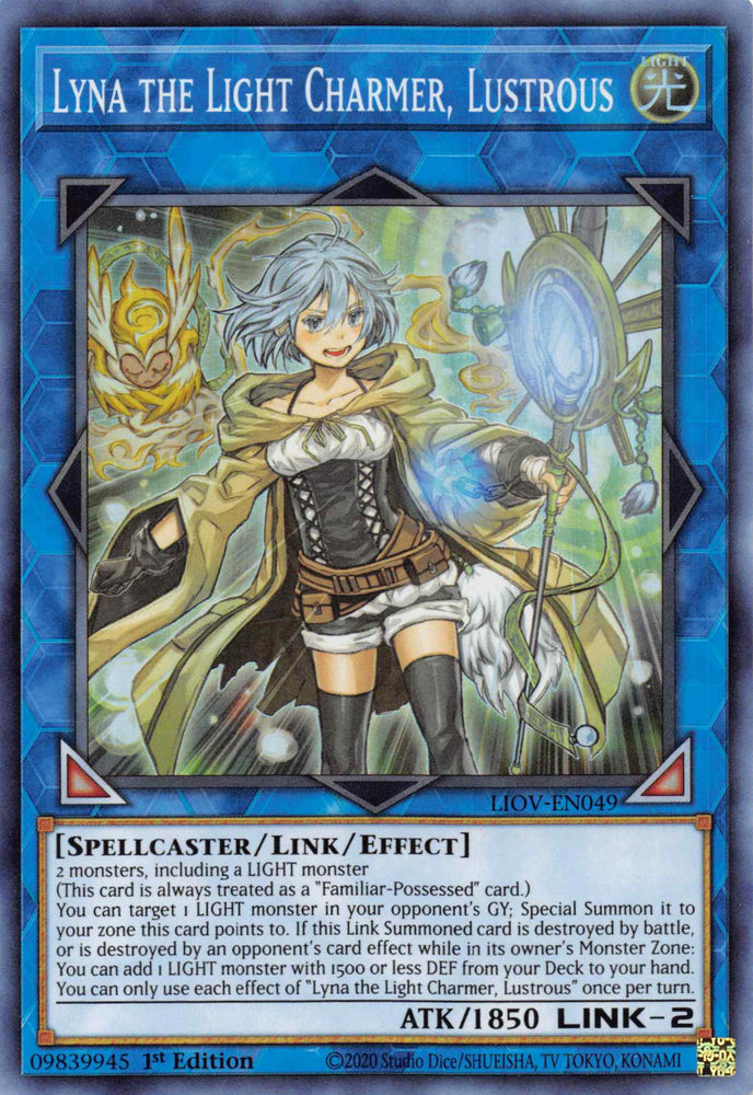 Lyna the Light Charmer, Lustrous [LIOV-EN049] Super Rare 