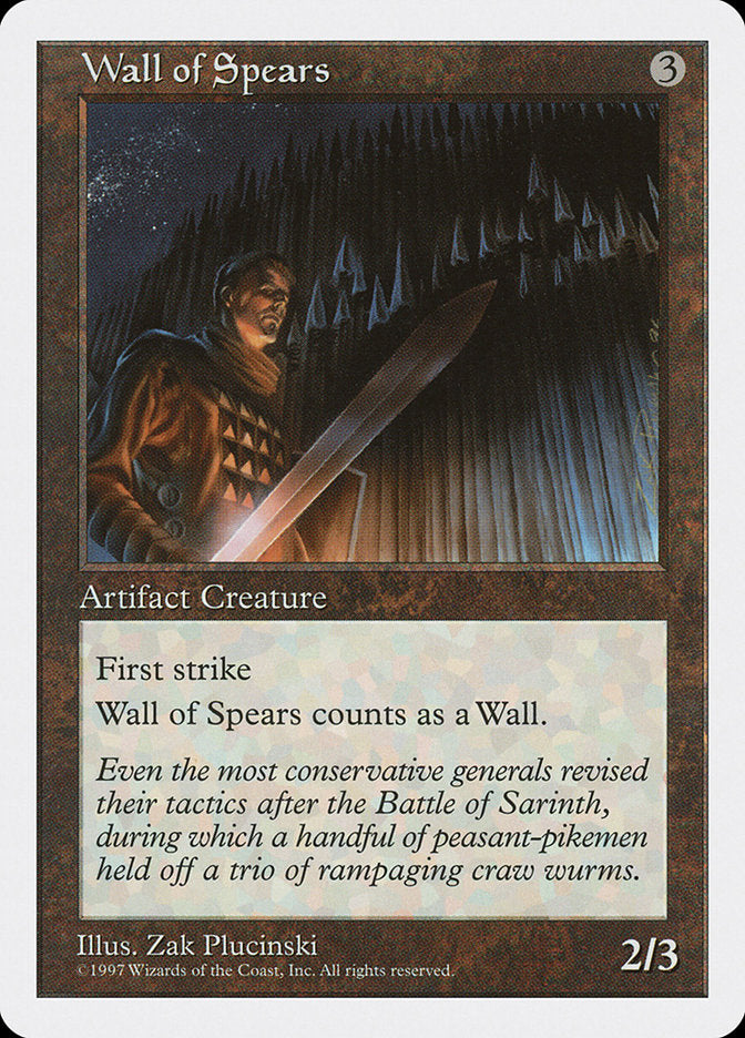 Wall of Spears [Fifth Edition] 