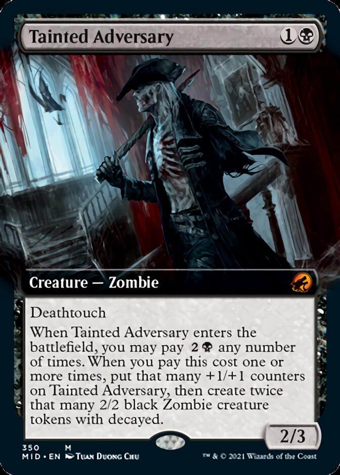 Tainted Adversary (Extended Art) [Innistrad: Midnight Hunt] 