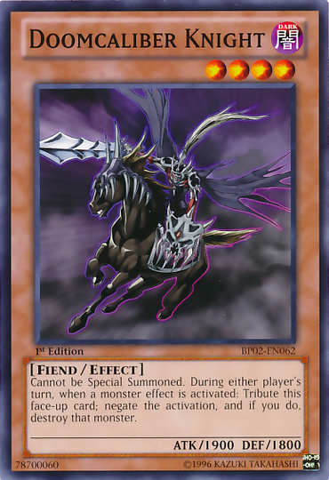 Doomcaliber Knight [BP02-EN062] Common 