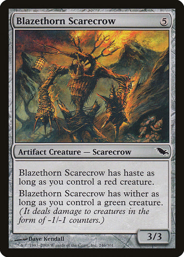 Blazethorn Scarecrow [Shadowmoor] 