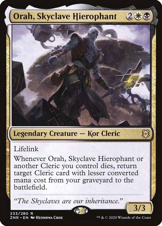 Orah, Skyclave Hierophant [Zendikar Rising] 