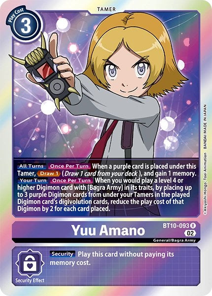 Yuu Amano [BT10-093] [Revision Pack Cards]