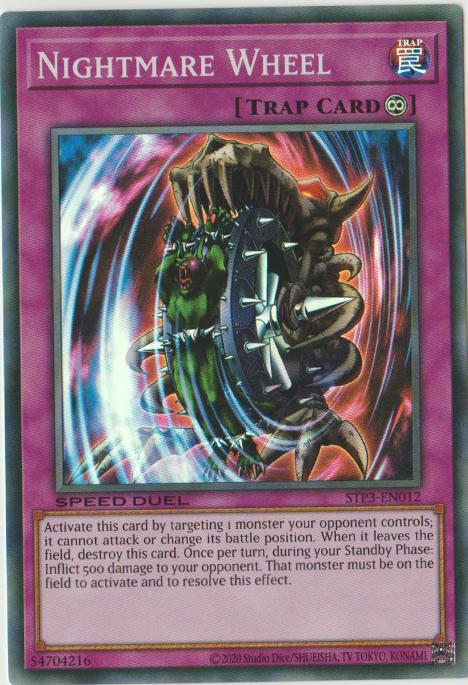 Nightmare Wheel [STP3-EN012] Super Rare 