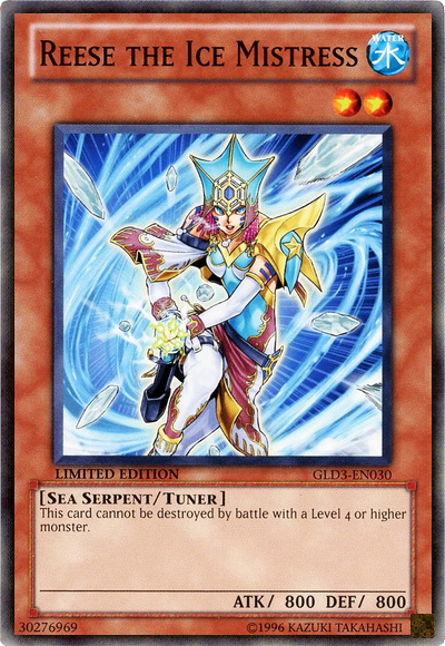 Reese the Ice Mistress [GLD3-EN030] Common 