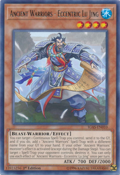 Ancient Warriors - Eccentric Lu Jing [IGAS-EN010] Rare 