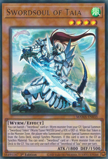 Swordsoul of Taia [MAMA-EN035] Ultra Rare 