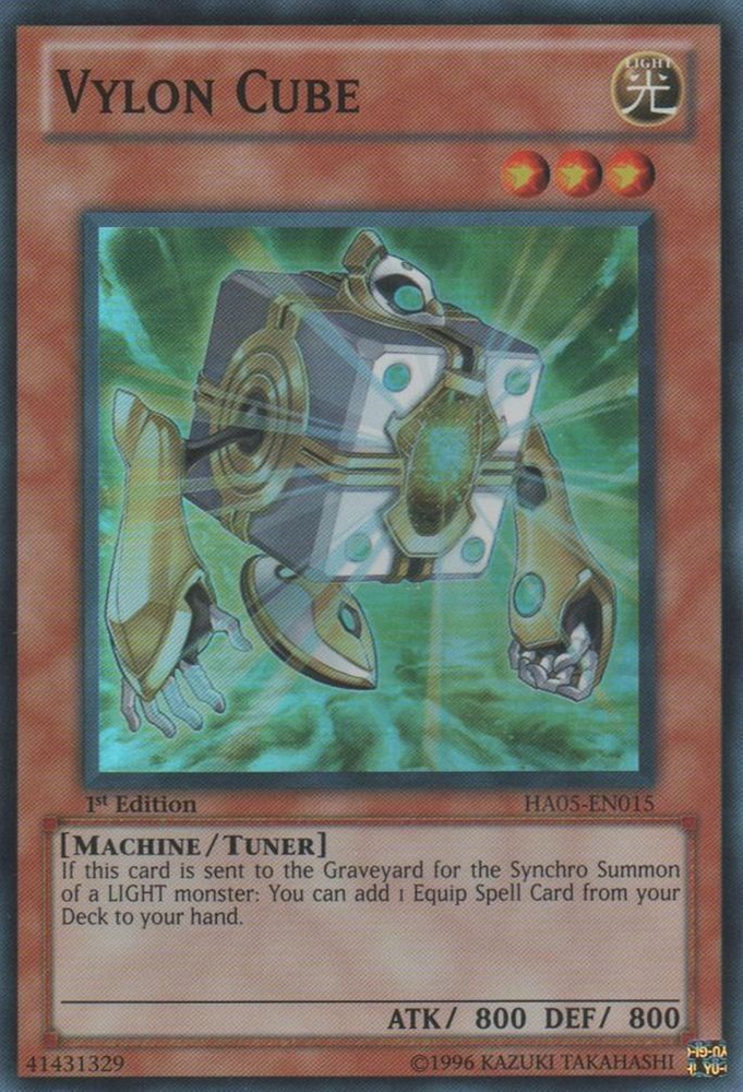 Vylon Cube [HA05-EN015] Super Rare 