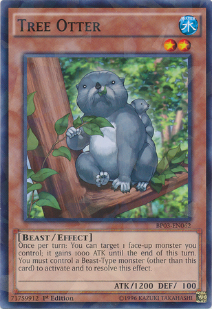 Tree Otter [BP03-EN062] Shatterfoil Rare 