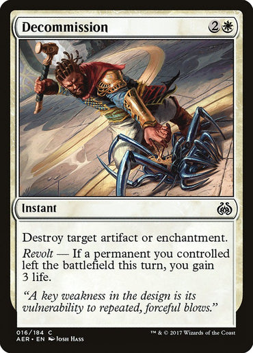 Decommission [Aether Revolt] 