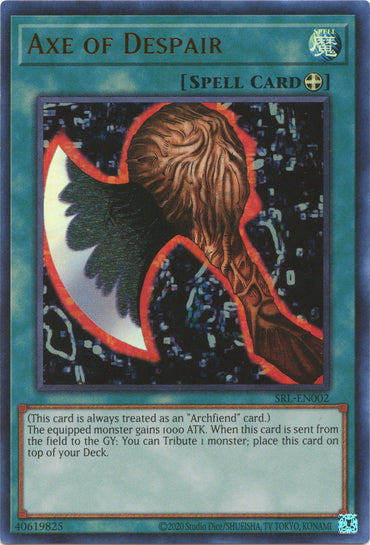 Ax of Despair (25th Anniversary) [SRL-EN002] Ultra Rare 