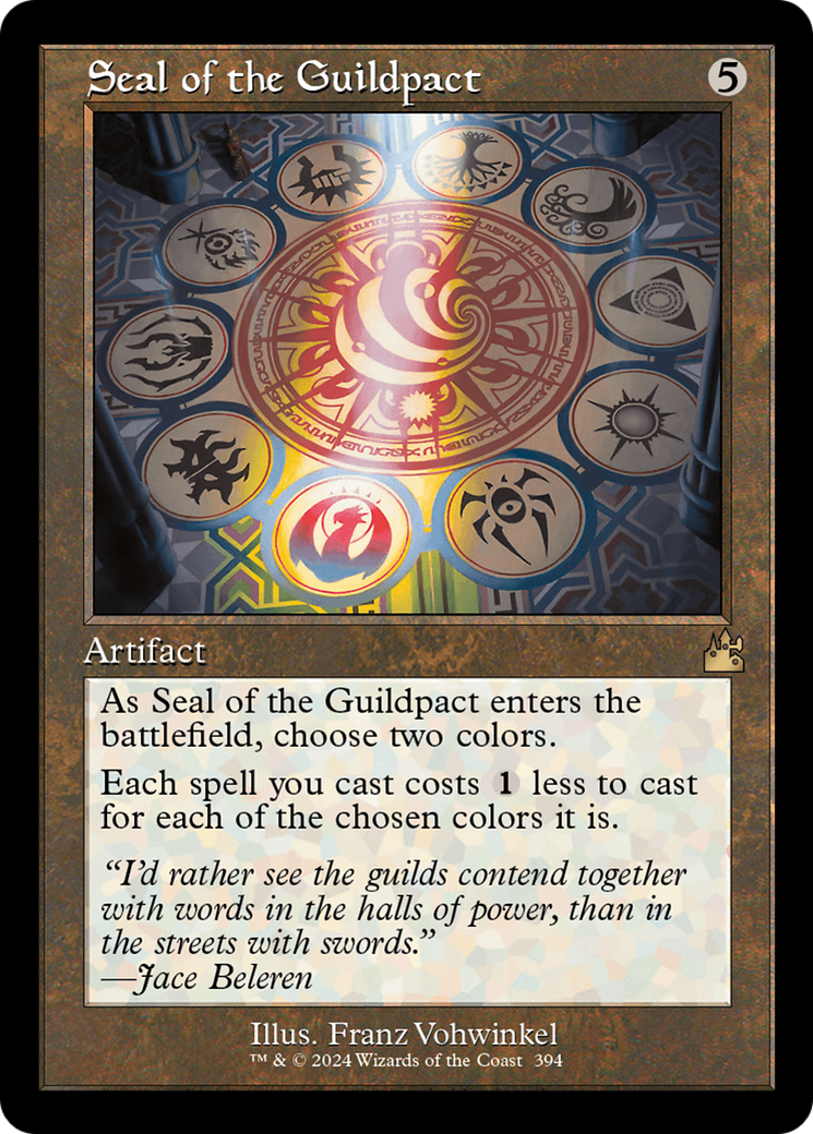 Seal of the Guildpact (Retro Frame) [Ravnica Remastered] 