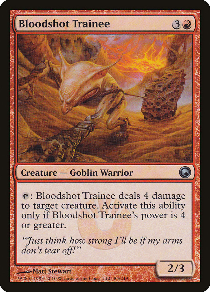 Bloodshot Trainee [Scars of Mirrodin] 