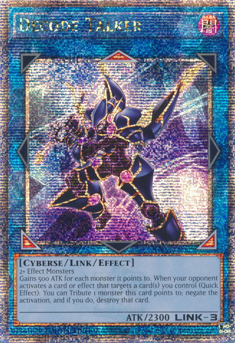 Decode Talker [TN23-EN009] Quarter Century Secret Rare 