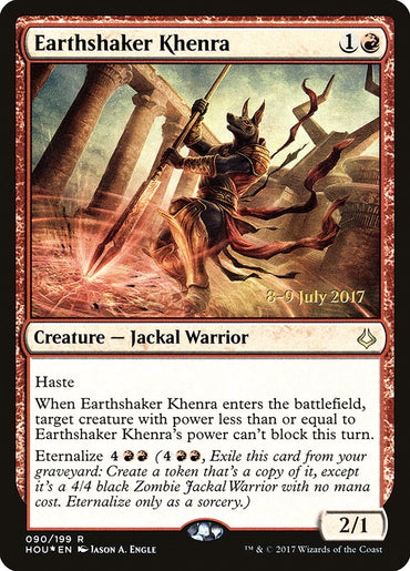 Earthshaker Khenra [Hour of Devastation Prerelease Promos] 