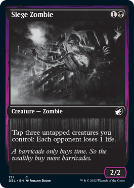 Siege Zombie [Innistrad: Double Feature] 