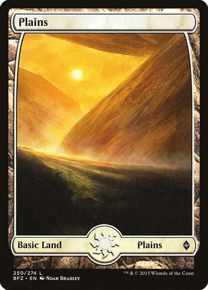 Plains (250) (Full Art) [Battle for Zendikar] 