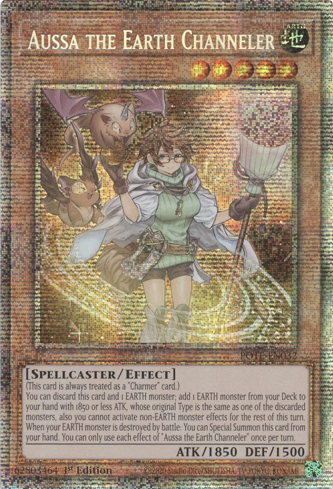 Aussa the Earth Channeler [POTE-EN032] Starlight Rare 