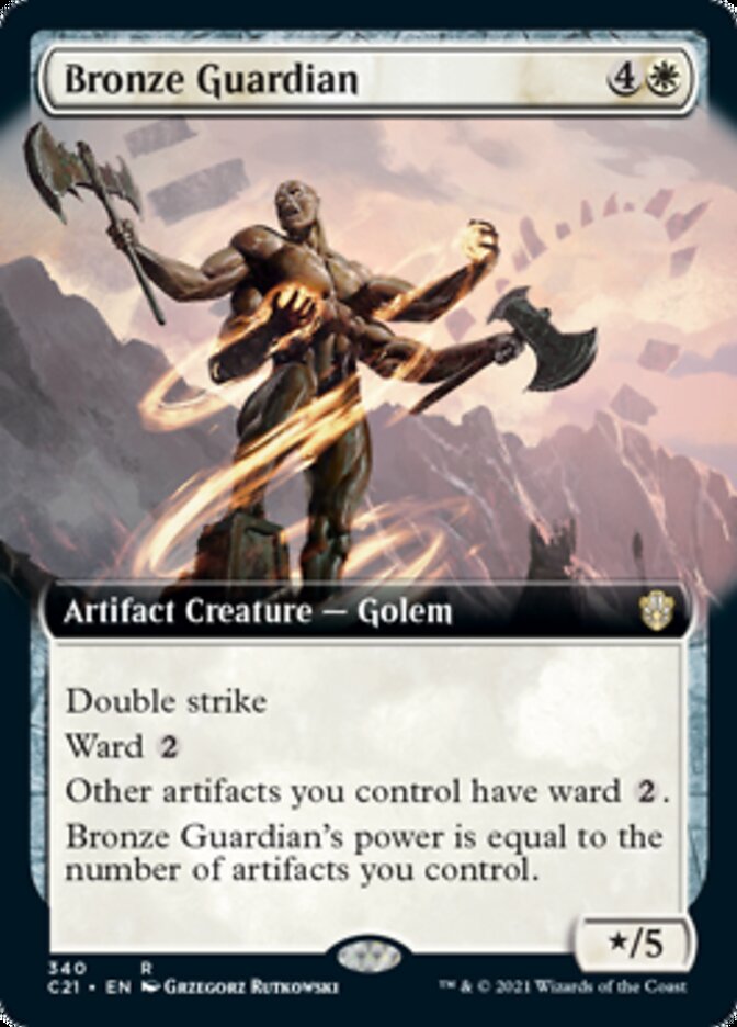 Bronze Guardian (Extended Art) [Commander 2021] 