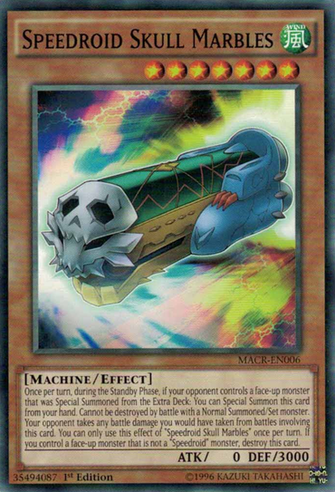 Speedroid Skull Marbles [MACR-EN006] Common 