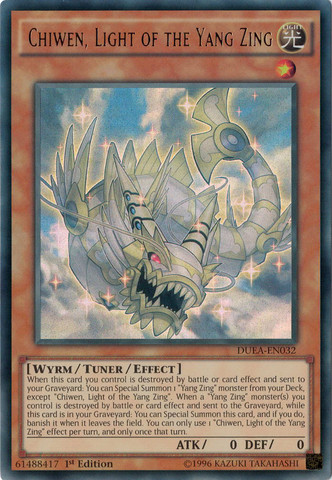 Chiwen, Light of the Yang Zing [DUEA-EN032] Ultra Rare 