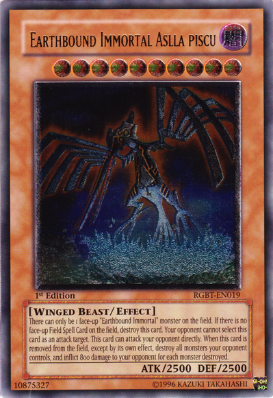 Earthbound Immortal Aslla Piscu [RGBT-EN019] Ultimate Rare 