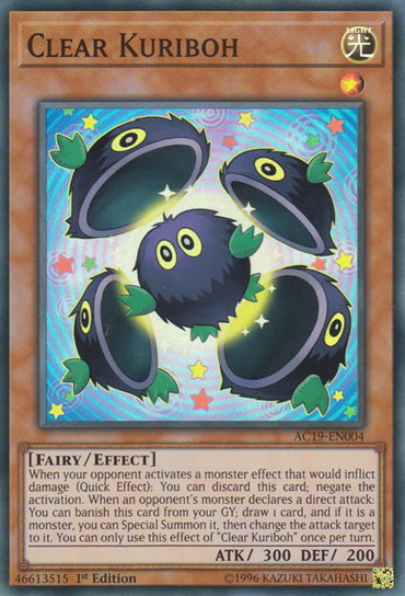 Clear Kuriboh [AC19-EN004] Super Rare 