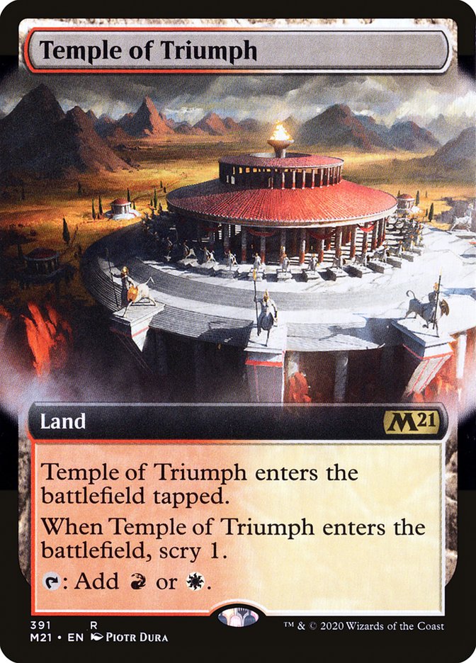 Temple of Triumph (Extended Art) [Core Set 2021] 