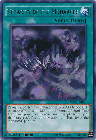 Tenacity of the Monarchs [SECE-EN061] Rare 