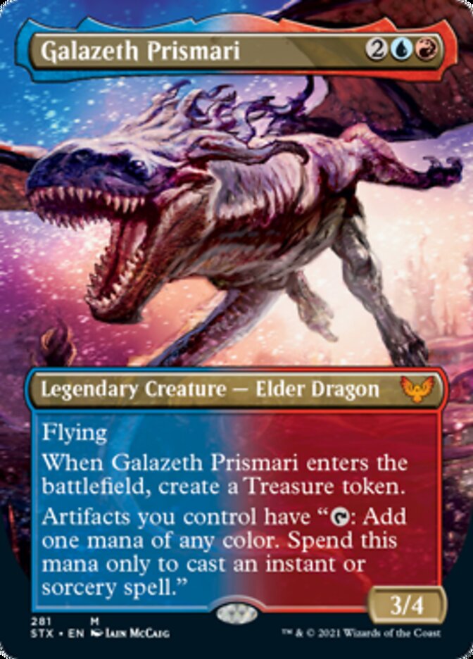 Galazeth Prismari (Borderless Alternate Art) [Strixhaven: School of Mages] 