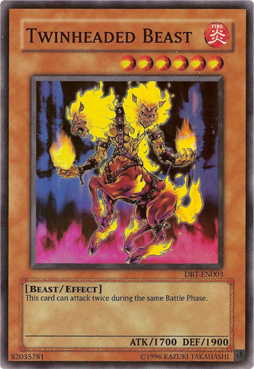 Twinheaded Beast [DBT-EN003] Super Rare 