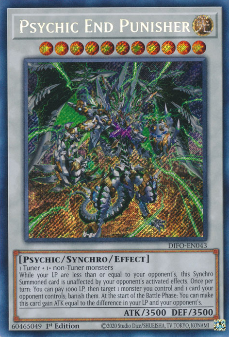 Psychic End Punisher [DIFO-EN043] Secret Rare 