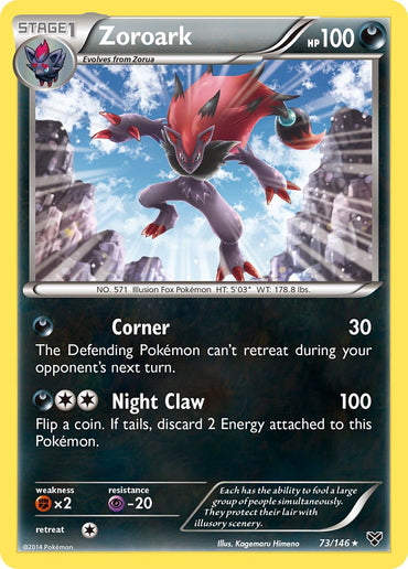 Zoroark (73/146) (Cosmos Holo) (Blister Exclusive) [XY: Base Set]