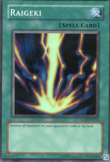 Raigeki [LOB-EN053] Super Rare 
