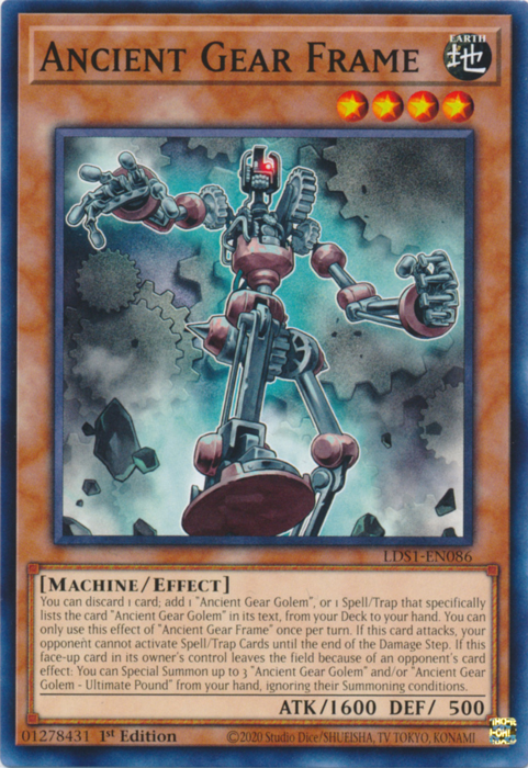 Ancient Gear Frame [LDS1-EN086] Common 