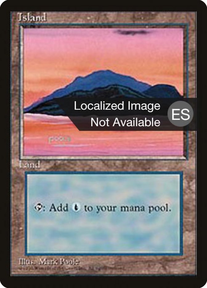 Island (C) [Fourth Edition (Foreign Black Border)] 