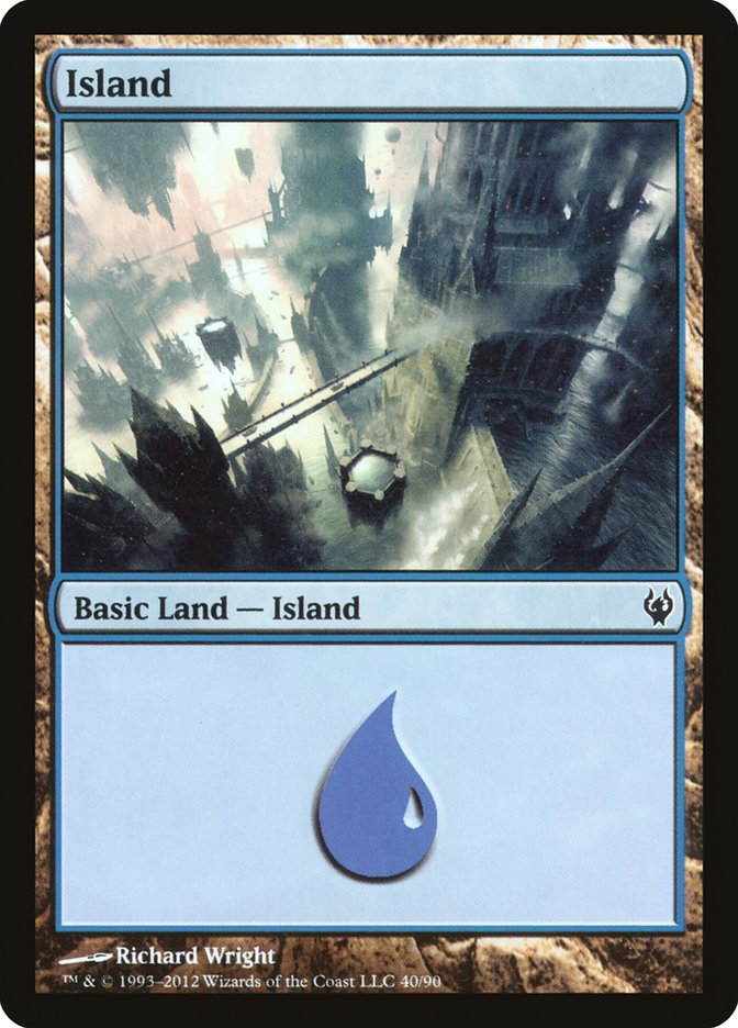 Island (40) [Duel Decks: Izzet vs. Golgari] 