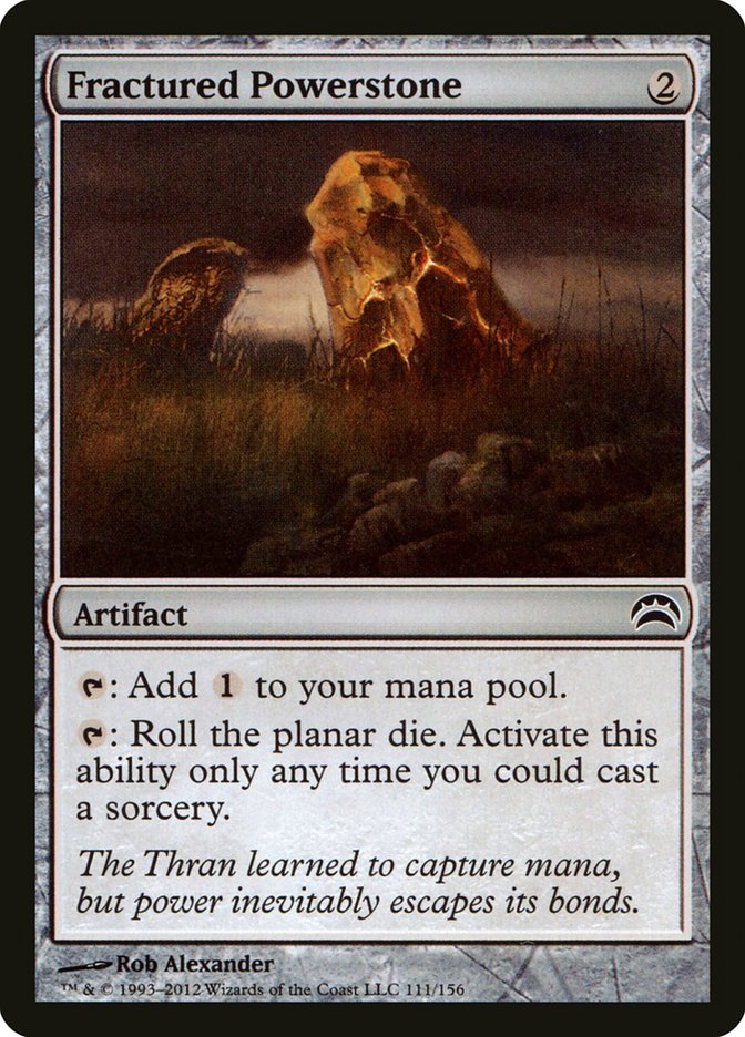 Fractured Powerstone [Planechase 2012] 