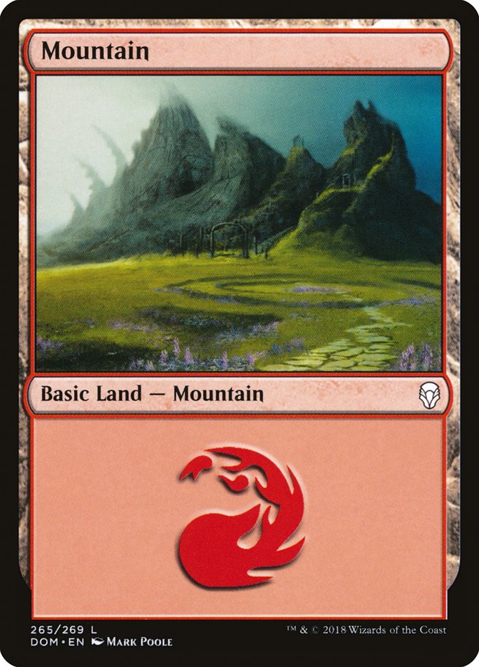 Mountain (265) [Dominaria] 