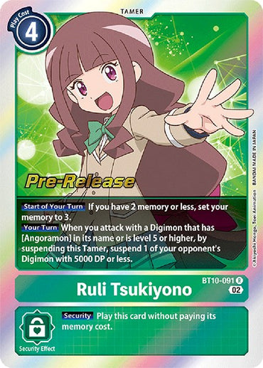 Ruli Tsukiyono [BT10-091] [Xros Encounter Pre-Release Cards] 