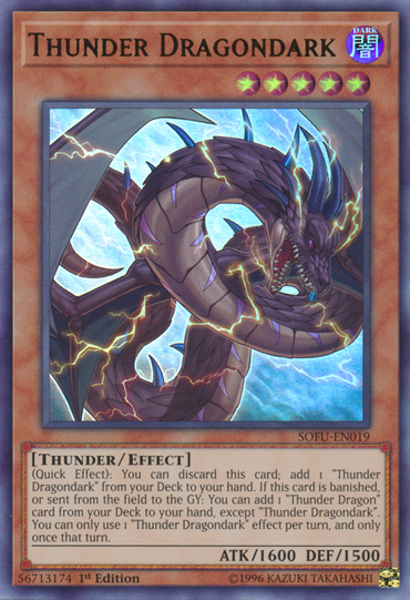 Thunder Dragondark [SOFU-EN019] Ultra Rare 