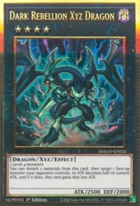 Dark Rebellion Xyz Dragon [MAGO-EN032] Gold Rare 