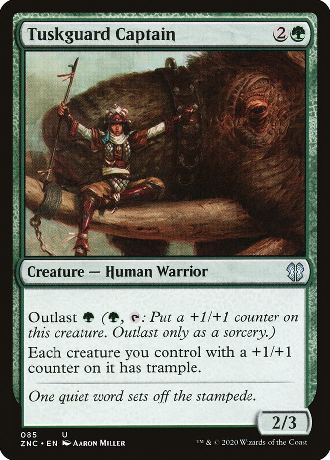 Tuskguard Captain [Zendikar Rising Commander] 