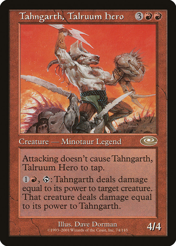 Tahngarth, Talruum Hero (Dave Dorman) [Planeshift] 