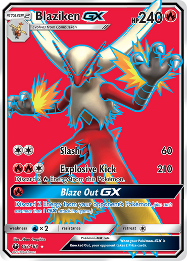 Blaziken GX (153/168) [Sun & Moon: Celestial Storm]