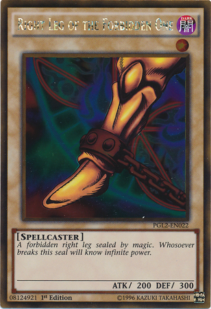 Right Leg of the Forbidden One [PGL2-EN022] Gold Rare 