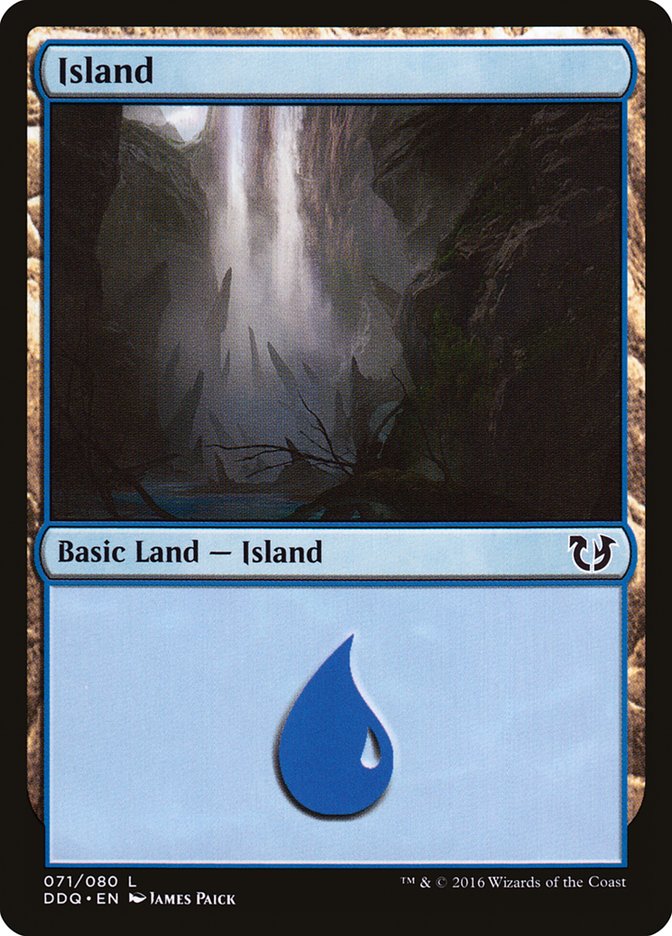 Island (71) [Duel Decks: Blessed vs. Cursed] 